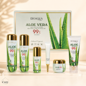 مجموعة BIOAQUA Aloe Vera 99% للعناية بالبشرة