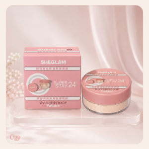 بودرة تثبيت SHEGLAM Super Stay 24H مقاومة للماء