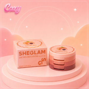 file_000000009e6881f4b21bc40497e868cd مجموعة بلاشر وكريم شفاه SHEGLAM Apricot Dream